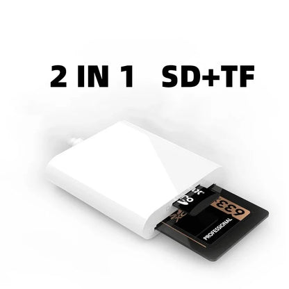 Lightning To SD Card Reader for SD/TF Flash Adapter Memory Card Adapter for IPhone IPad Flash Drive