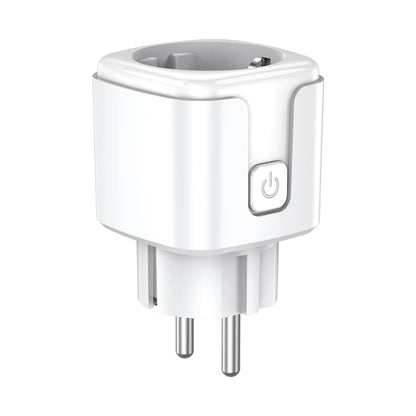 Zigbee3.0 Smart Socket European Plug 20A with Power Metering Alexa Voice Mobile APP Remote Control Home Assistant Zigbee2MQTT