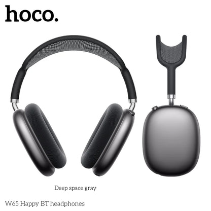 HOCO W65 New Bluetooth 5.4 Headphone Over Ear Big Earphones Hifi Audio Music Sport Gaming Headsets for Iphone Android With Mic