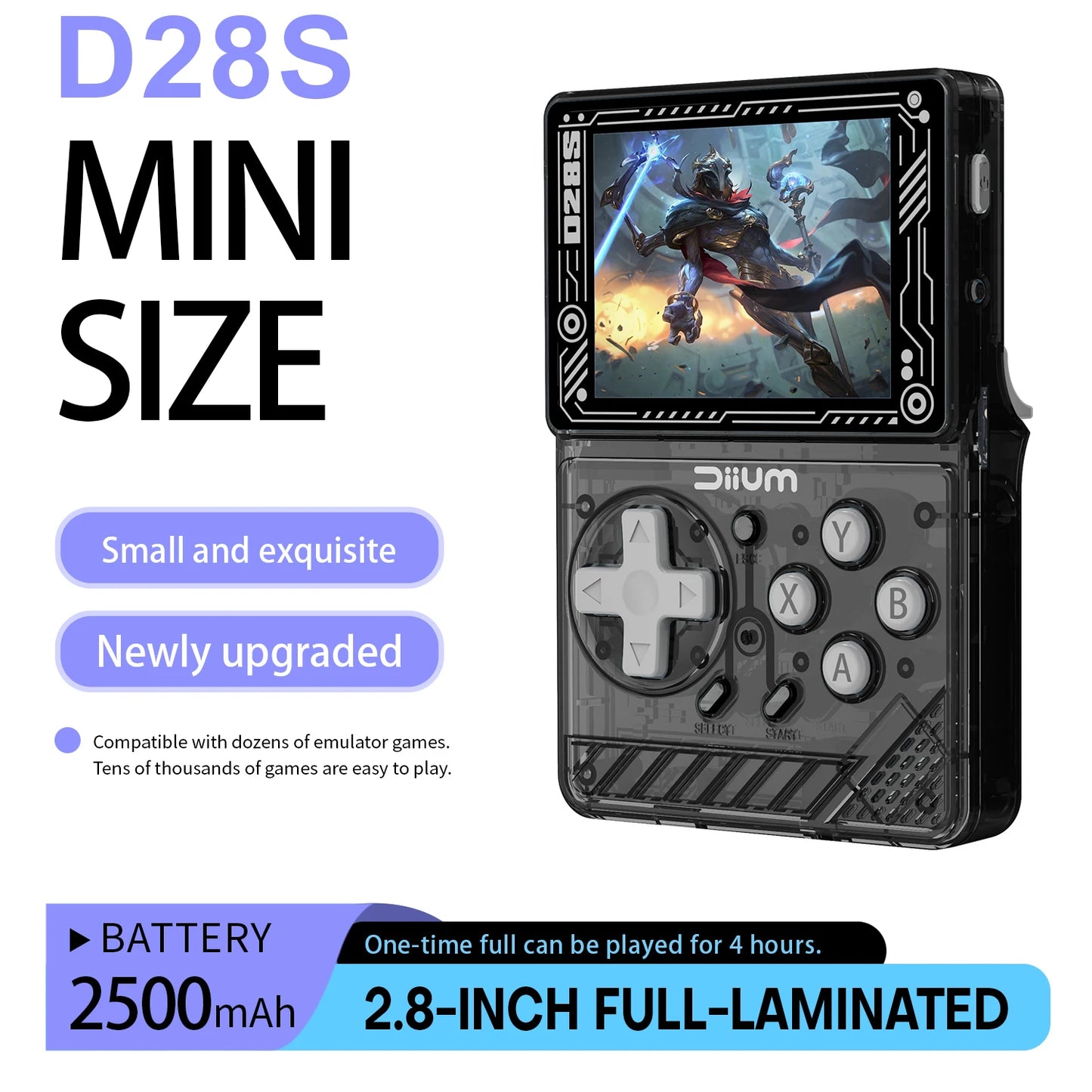 Handheld Game Console Linux System IPS Screen Portable Pocket Video Player 64GB 128GB Games Handheld Game Video Player Console