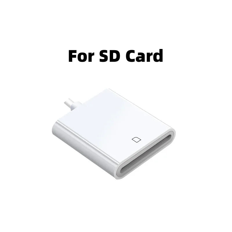 Lightning To SD Card Reader for SD/TF Flash Adapter Memory Card Adapter for IPhone IPad Flash Drive